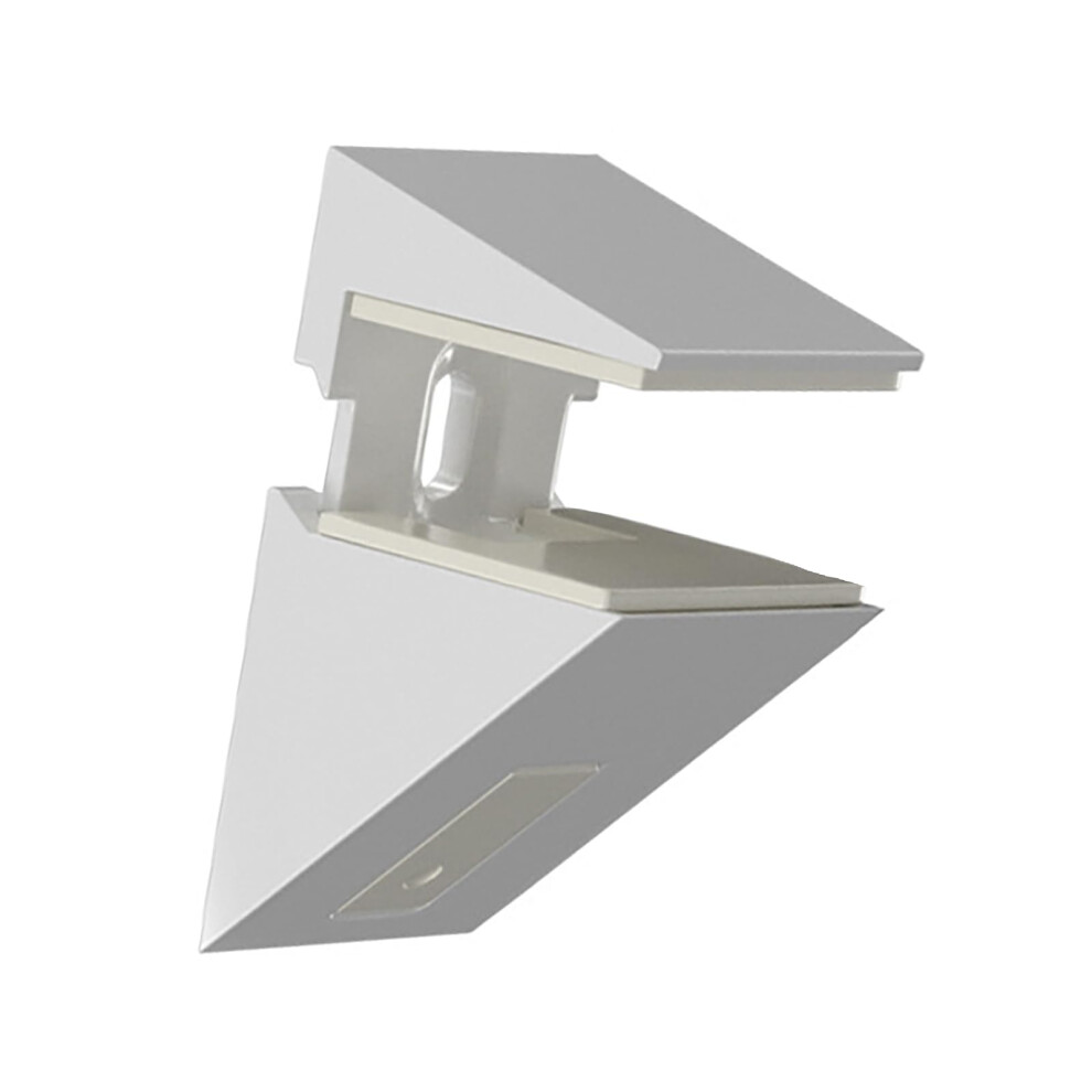 Glass Shelf Brackets Adjustable Glass Shelf Clamps Zinc Alloy Supports Secure Hold Modern Wall Mounted Design 9073542135548