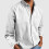 (White, 5XL) Herren-Langarmhemd mit Kragen 1