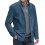 (Blue, L) Vintage Turn-Down Collar Jacket for Men 1