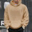 (Dark Brown, M) Winter Fleece Hoodie Men's Lamb Wool Pullover 3
