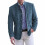 (Khaki, XL) Autumn Winter Men's Suede Blazer 4