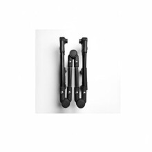 Adjustable Folding Wagon Handle Replacement with Quick Release Lock and Ergonomic Grip, Black