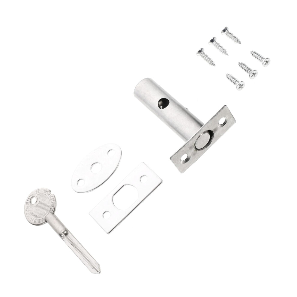 Stainless Steel Door Latch Lock Heavy Duty Antitheft Security For Home Hotel Easy Installation 9073542135593