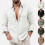 (Army Green, S) Camicia casual da uomo a maniche lunghe con multitasche 2