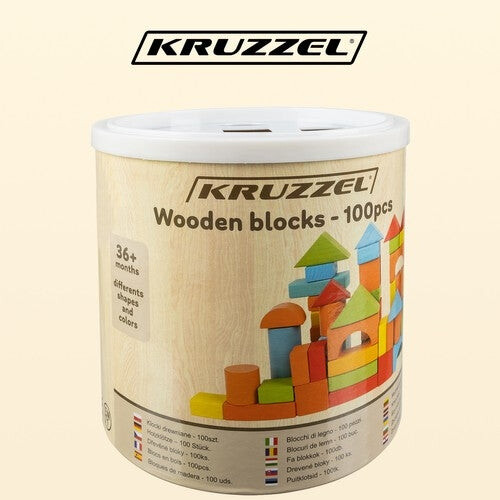Puuharkot - 100 kpl. Kruzzel 22666 1