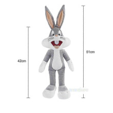 (42cm classic bunny) 2026 New 20cm Original Looney Tunes Bugs Bunny Plush Toy Classic 32cm Tweety Q Series Lola Bunny Daffy Cartoon Peluche