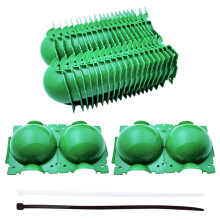 20PCS Reusable Air Layering Propagation Ball with Zip Ties, Fast Rooting Green Plant Rooting Pod