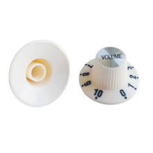 Vervangende effectknop met numerieke indicatoren,-van wit VOLUM
