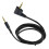 Cordon de son de remplacement longue durée pour fil-Noir 3,5 mm 1