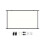 Écran de projection en soie de lait pliable polyvalent-84 pouces 1