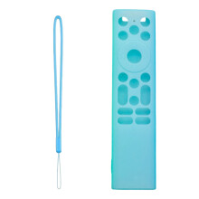 Protective Silicone Case For ERF6A82 TV Remote Guard-light blue