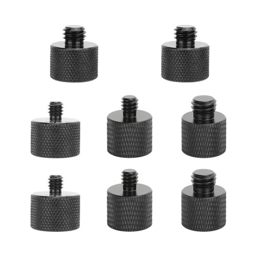 Adaptateur de vis de Microphone en aluminium, filetage 5/8 à 1/4