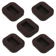 Furniture Caster Cups with Felt Pads, 5pcs Non‑Slip Bed Wheel Stoppers for Hardwood Floors