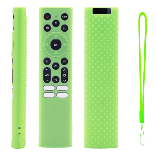 Silicone Remote Control Cover For ERF6A82 TV Remote-light green