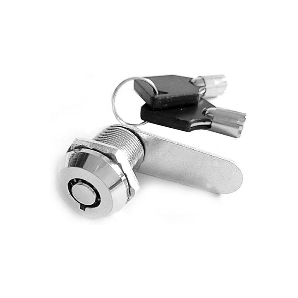 Cabinet Lock Cylinder And Door Lock Barrel With 2 Keys, Durable Cam Drawer Locker Lock For Furniture 9073542135746