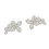 Boucles d'oreilles à la mode en forme de trèfle à quatre 1