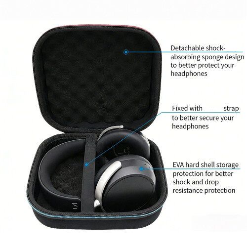 Étui de voyage pour casque d'écoute, sac de rangement pour 1