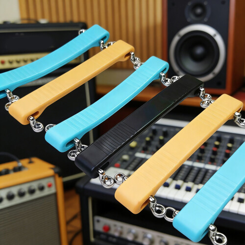 Heavy Duty Rubber Strap Speaker Handle Ideal For-Black 188mm 1