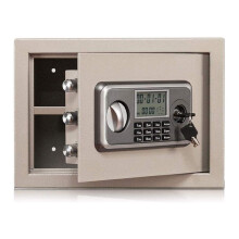 Wall Safe Electronic Safe Box with Digital Keypad Access, Steel 25x35x25cm White for Home Office Valuables
