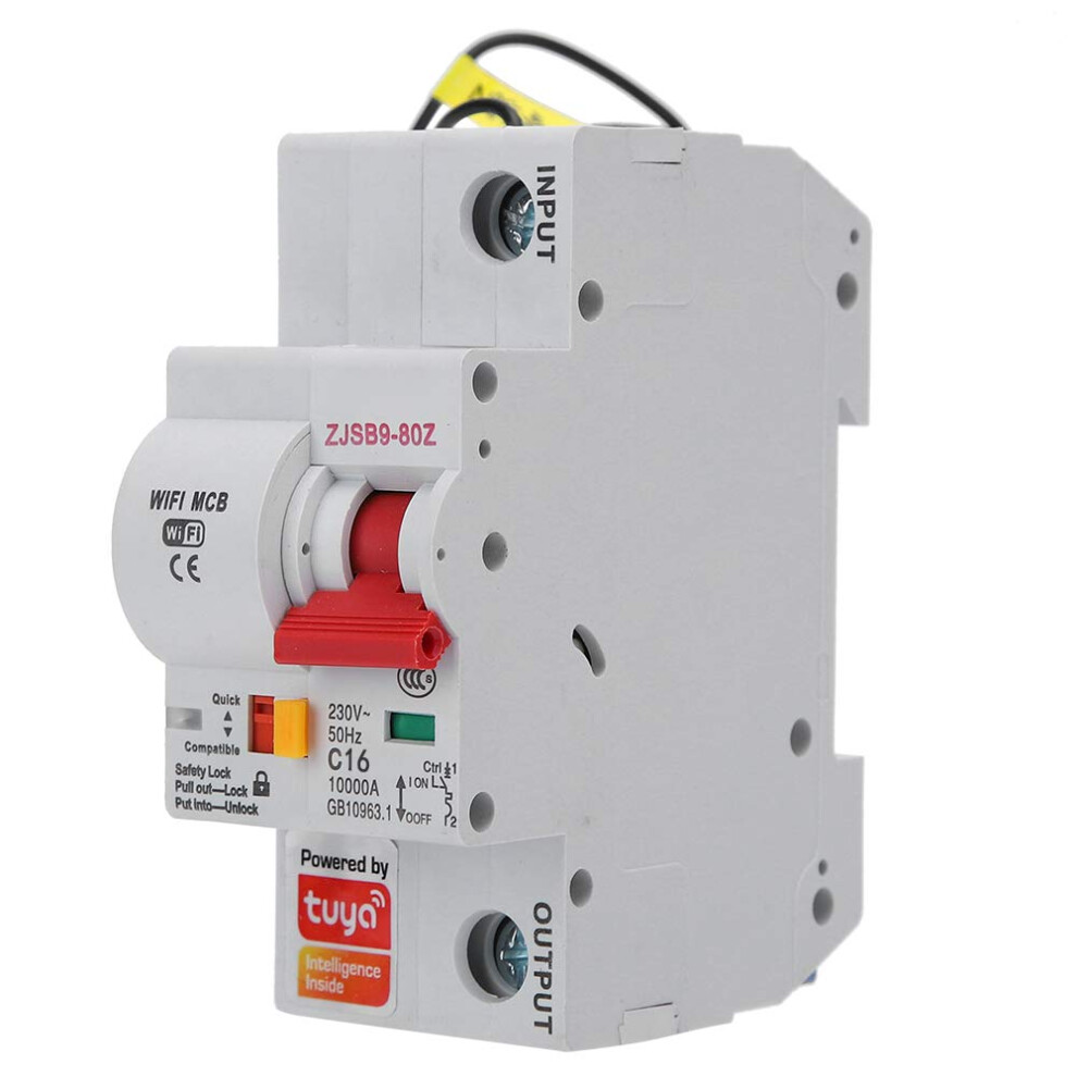 Smart Wifi Circuit Breaker 63A Ac220v With App Control, Pa66 Flame Retardant, 2P 3P 4P Options 9771547986157