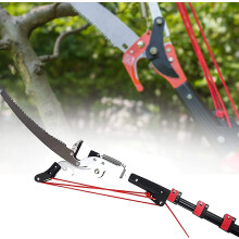Telescopic Pole Saw 18FT Extendable Tree Pruner with Durable SK5 Blade and Lightweight Aluminum Handle
