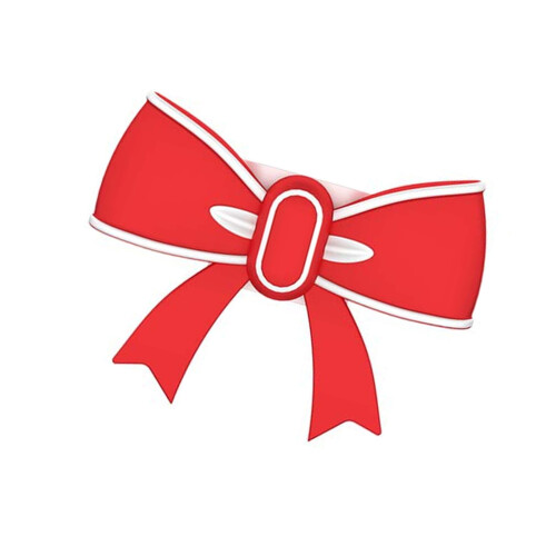 Sweet Decorations Silky Smoothly Bows Clip Add Fun for-Red