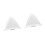 Universal Cats Ear Headphone Attachments Premium Silicone-White 1