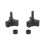 2Pcs Hand Tighten Screw Replacement Aluminum Thumb Screw-Black 1