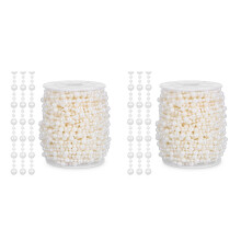 2 Beige Perlenband Robust Für Basteln Hochzeit Perlen