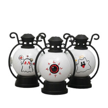 (ghost) Halloween Pumpkin Festival Decoration Props LED Electronic Candle Light Party