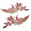 Artistic Shape Sewing Patches With Thread Detail For-rose red 1