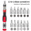 Professional 13 In 1 Multiple Bit Screwdriver Set Ergonomic-Red 2