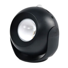 Solar Operated Decorative Wall Light with Auto Dimming-Black