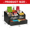 Multifunctional Coffee Bar Storage Box With Large-Black 4
