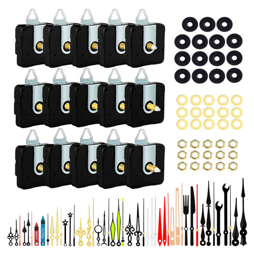 Quiet  Quartzs Clock Movements Noiseless Plastic-Set 1