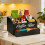 Multifunctional Coffee Bar Storage Box With Large-Black 5
