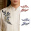 Artistic Shape Sewing Patches With Thread Detail For-royal blue 3