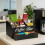 Multifunctional Coffee Bar Storage Box With Large-Black 6