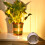 Solar Operated Decorative Wall Light with Auto Dimming-Black 6
