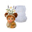 Moule en Silicone pour Pot de fleur de chiot bouclé mignon, pour 1