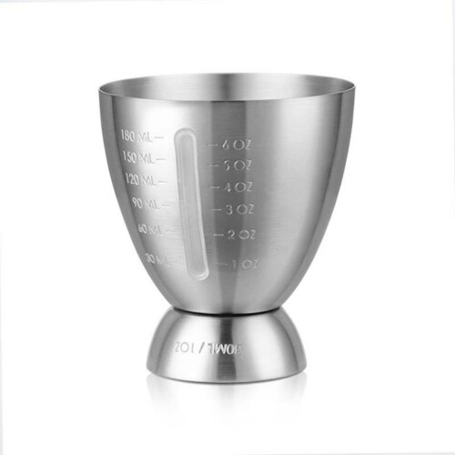 Einzigartiger 180-ml-Edelstahl-Messbecher in Eierform mit