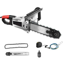 Electric Concrete Saw 350mm Handheld Wet Cutting Diamond Chain Wall Cutter with Water Pump and Deep Cutting Power