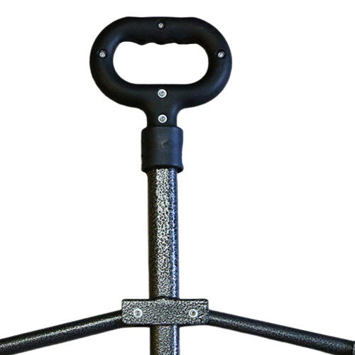 Adjustable Folding Wagon Handle Replacement, HeavyDuty Metal Telescopic Pull Handle for Beach Cart, Black 1