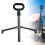 Adjustable Folding Wagon Handle Replacement, HeavyDuty Metal Telescopic Pull Handle for Beach Cart, Black 4