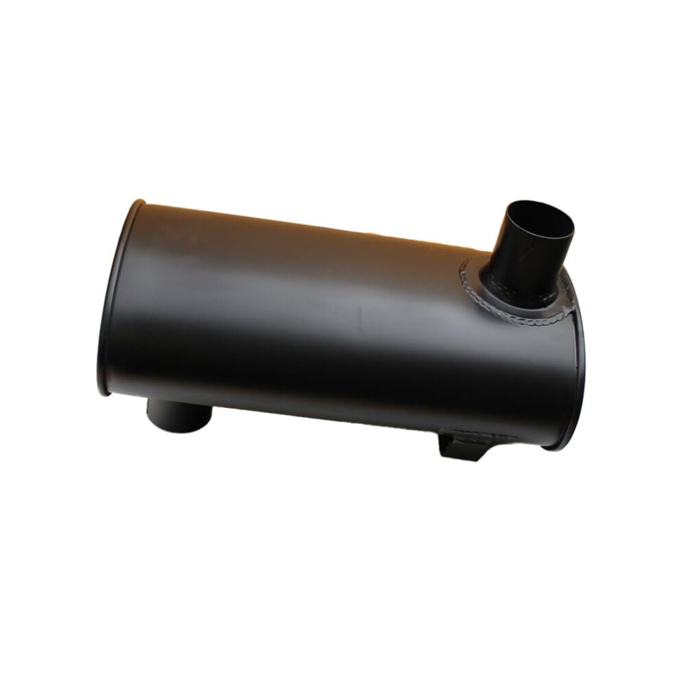 Muffler 1278592 For Caterpillar 3054 Engine 416C 438B Backhoe Loader, Durable Exhaust With Noise Reduction 9073542136811