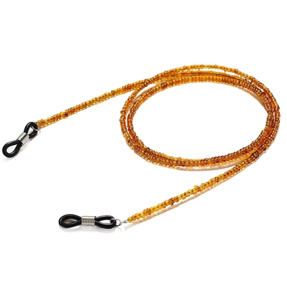 Eyeglass Strap Glasses Lanyard for Women Beaded Eyewear Retainer AntiLost Elegant Eyewear Retainer