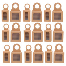 24Stk Mehrfarbige Kraftpapier Weinflaschenboxen Mit Für Partys