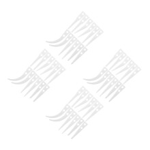 24Pairs Heat-Resistant White Ceramic Tweezer Tips for Soldering & DIY