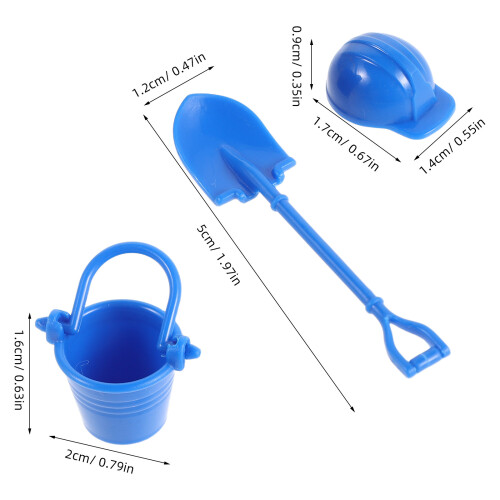 8Sets Blue Kit Durable Plastic Toy 1