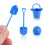 8Sets Blue Kit Durable Plastic Toy 4